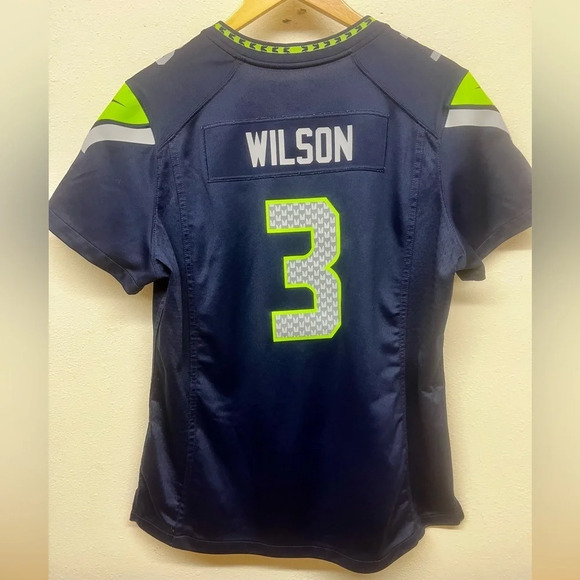 Nike On Field NFL Jersey Seattle Seahawks Russell Wilson - Size XL - Picture 6 of 9